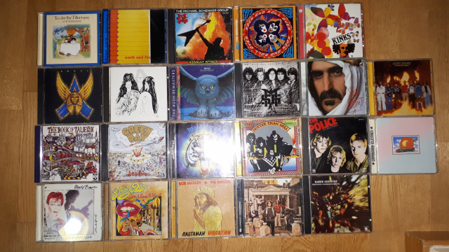 Lote de CDs rock