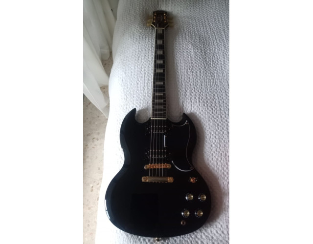 Guitarra eléctrica Epiphone SG Custom Ebony