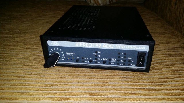 Convertidor  A/D Mytek stereo 192