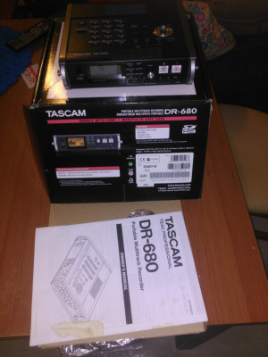 Tascam dr-680 + Portabrace + sd