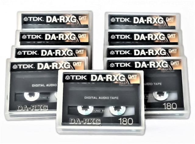 CINTAS DAT de 180 Minutos. Marca TDK DA-RXG 180.