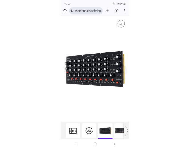 Behringer q960,multiples eurorack doepferA 160-5