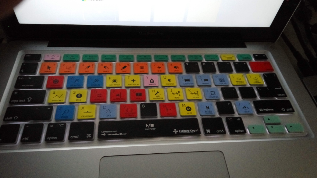 Protector teclado apple atajos Studio One 3