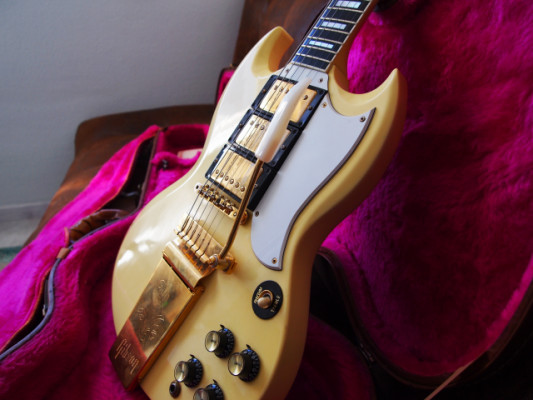 REBAJO Gibson les paul sg custom 62 reissue de 1988 Vibrola.