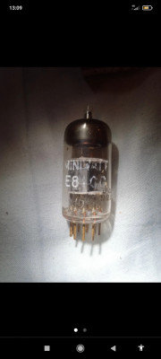 Valvula 12AT7 / E81CC Philips Miniwatt GOLDPIN