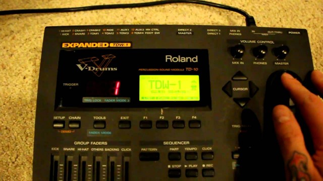Modulo Roland TD10 con ampliacion TDW1