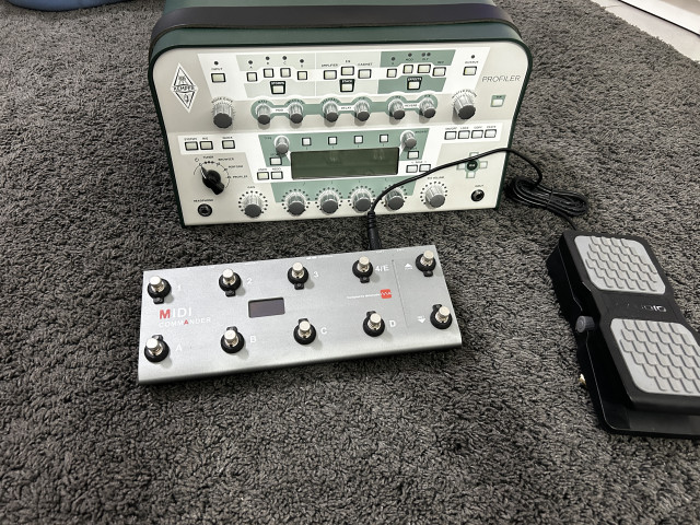 Kemper head, controladora y pedal de expresión