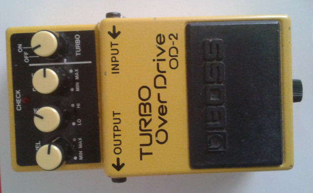 PEDAL TURBO OVERDRIVE BOSS OD-2, ENVÍO INCLUIDO