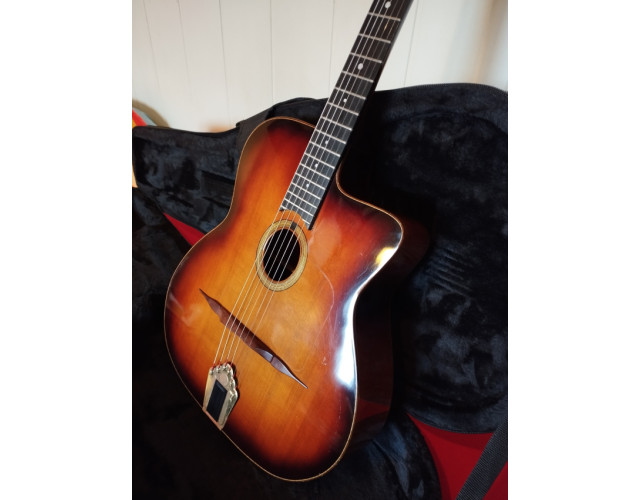 Guitarra Manouche de Gypsy Jazz Olivier Marin.