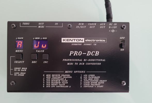 Kenton Pro DCB para Roland Juno 60 y algunos Jupiter 8