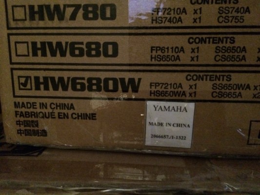 Vendo set de herrajes Yamaha HW680W