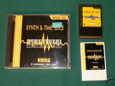 Tarjeta Korg Wavestation WSC-3S Synth & Time Slice