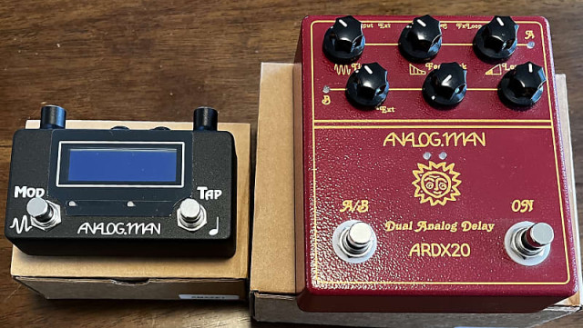 Analogman Delay ARDX20 + Amaze1