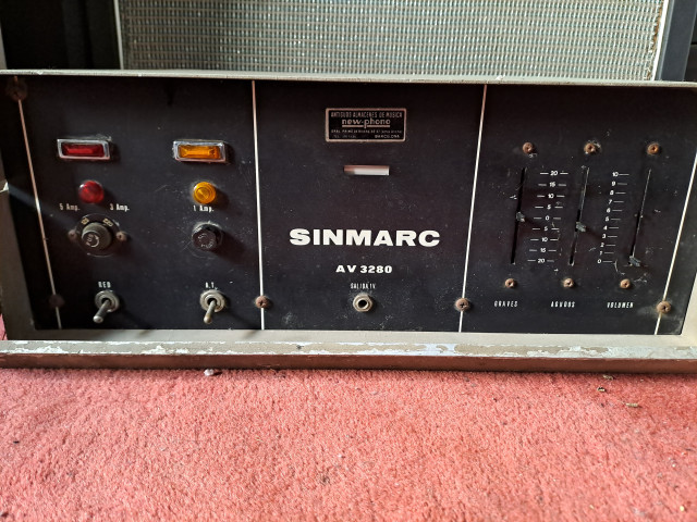 Amplificador sinmarc av3280 120w valvulas