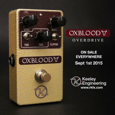 Vendo/Cambio Keeley Oxblood Overdrive