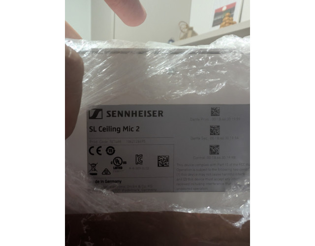 Lote 2x Sennheiser TCC2 + Extron + Dante