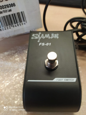 Chamán Pedal interruptor Footswitch FS-01 para amplificadores