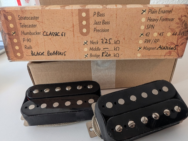 B&B pickups Classic 61 set