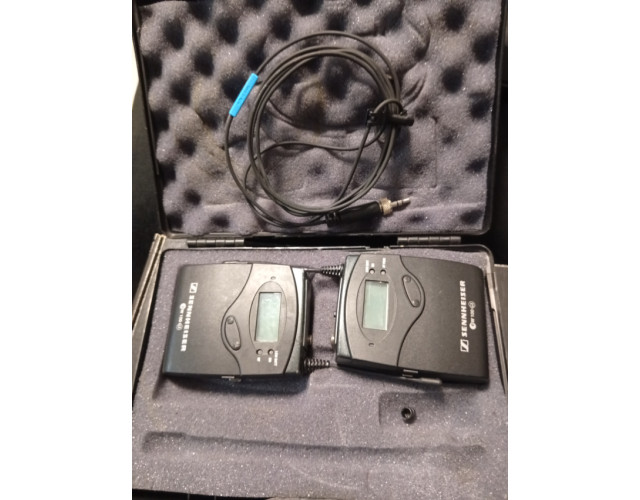 2x Sennheiser ew100 G3 + mke2 gold (PRECIO POR AMBOS)