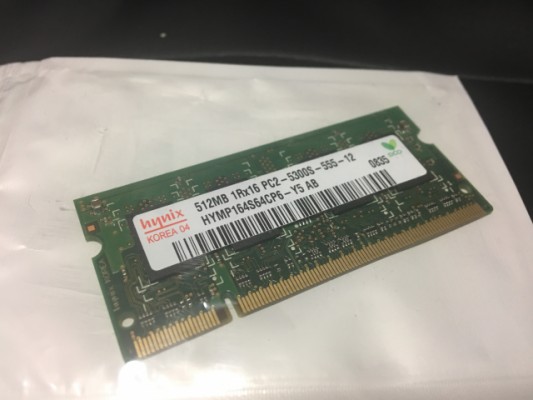 Memoria ram 512 mb