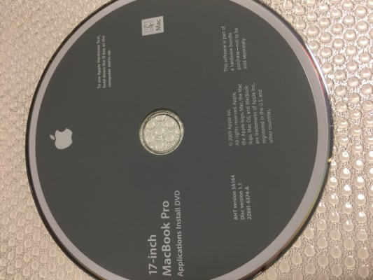 Disco Aplicaciones Macbook Pro 17