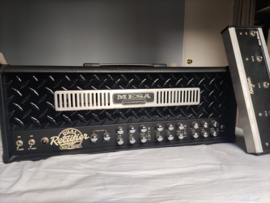 Mesa Boogie Dual Rectifier + Footswitch + Coffin Case