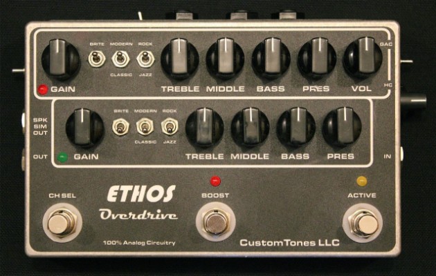 Ethos preamp Clean, Fusion u Overdrive