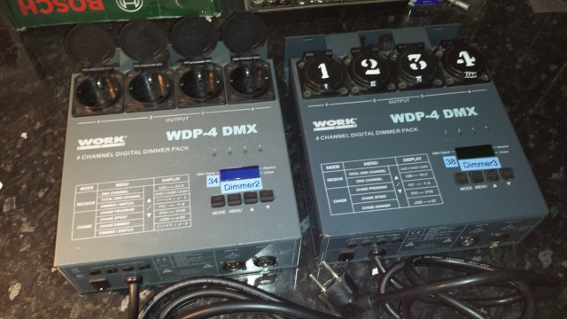 Dimmer work WDP4DMX
