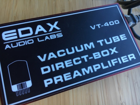 Caja Inyección / Preamplificador  con Válvula.  EDAX VT-400