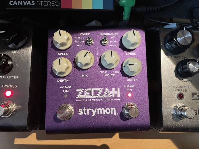 Cambio Strymon Zelzah por Strymon Flint