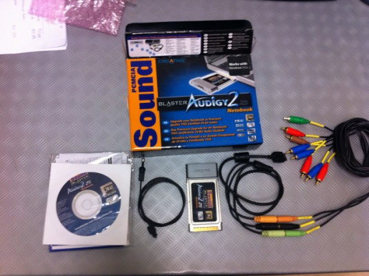 Tarjeta de sonido Creative Soundblaster Audigy 2 ZS Notebook