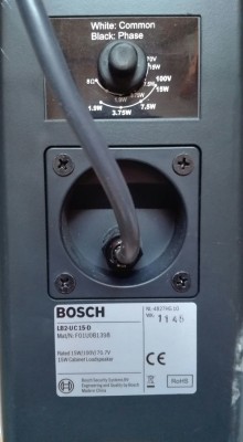 Altavoces Bosch LB2-UC15-D