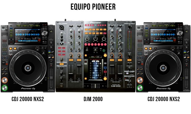 Pioneer DJM 2000 + CDJ 2000 Nexus 2