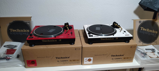 2 technics sl 1200m7l 50 anniversary