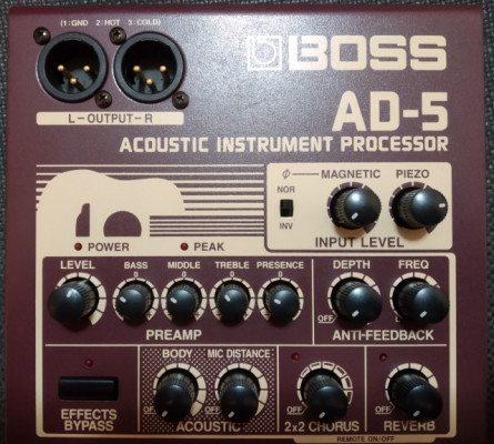 BOSS AD-5 Pedal Efectos Acústico