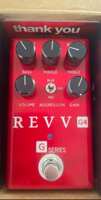 Pedal Guitarra Overdrive / Distorsión Revv G4