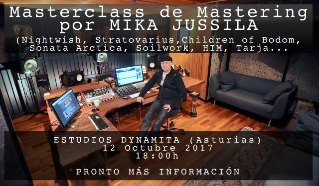 Masterclass de Mastering por MIKA JUSSILA