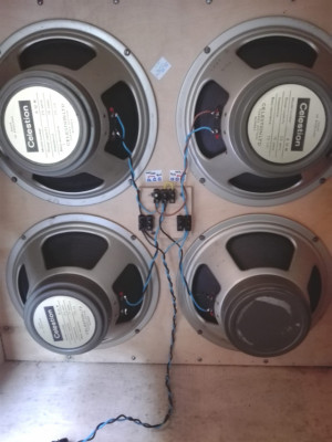 Marshall 1960b Pre rola año 1968 con greenbacks Pulsonic G12m-25