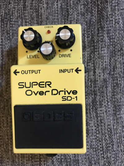 Vendo pedal Boss super overdrive