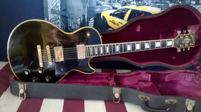 Gibson Lp Custom black beauty del 71-72