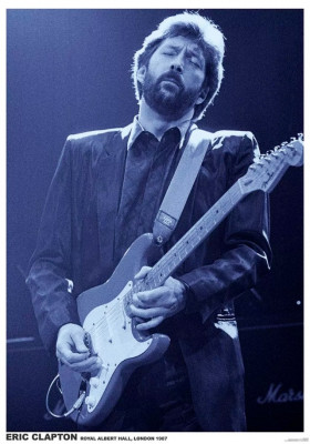 POSTER Eric Clapton Royal Albert Hall Poster  59x84 cm NUEVO