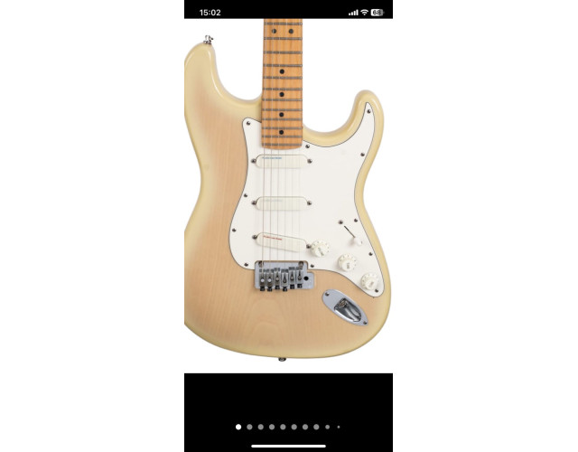 Fender strato plus años 90 edición limitada