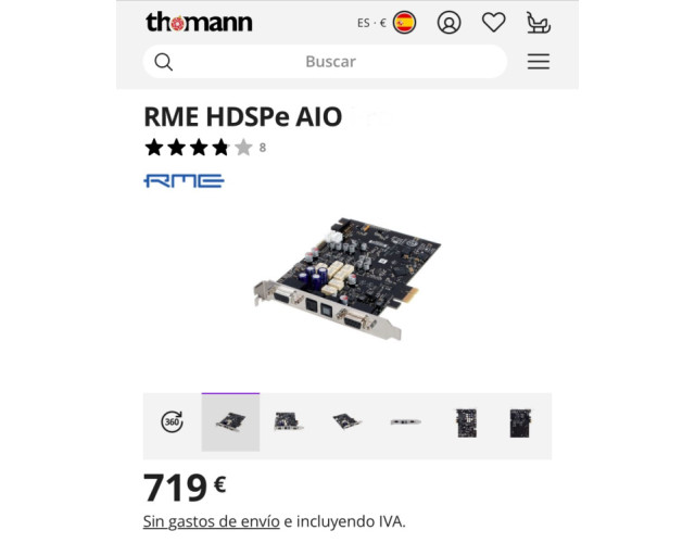 RME HDSPe AIO Pro