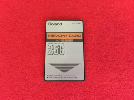 ROLAND M256E MEMORY CARD