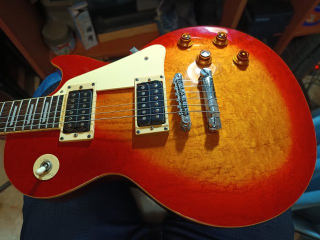 Epiphone Les Paul standard cherryburst 98 Made in Korea vitaminada