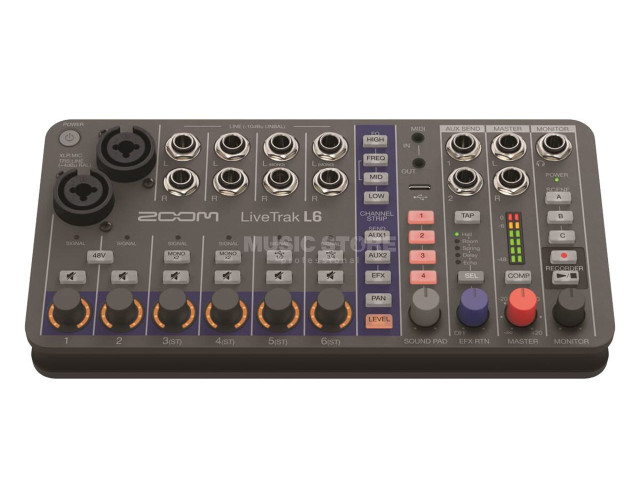 Zoom Livetrack L6 mixer