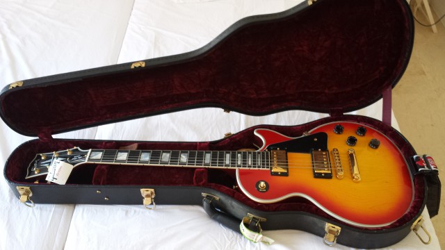 Gibson Les Paul Custom Sunburn.