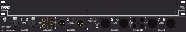 Adap. Señal balanc/desb- desb/balanc.Rane BB44X
