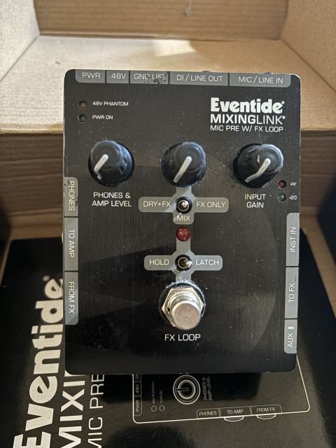 Eventide mixing link. Preamp microfono