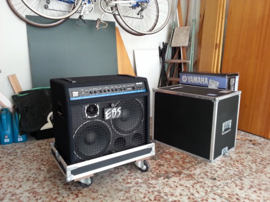 Amplificador de bajo EBS NeoGorm 2x10 con Flightcase!